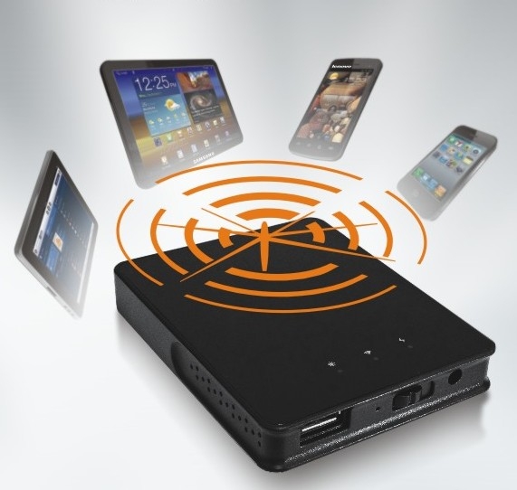 Portable Wireless Streaming To Mobile Devices From USB Storage.